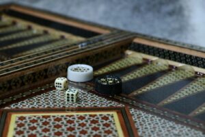 Flot backgammon-spil